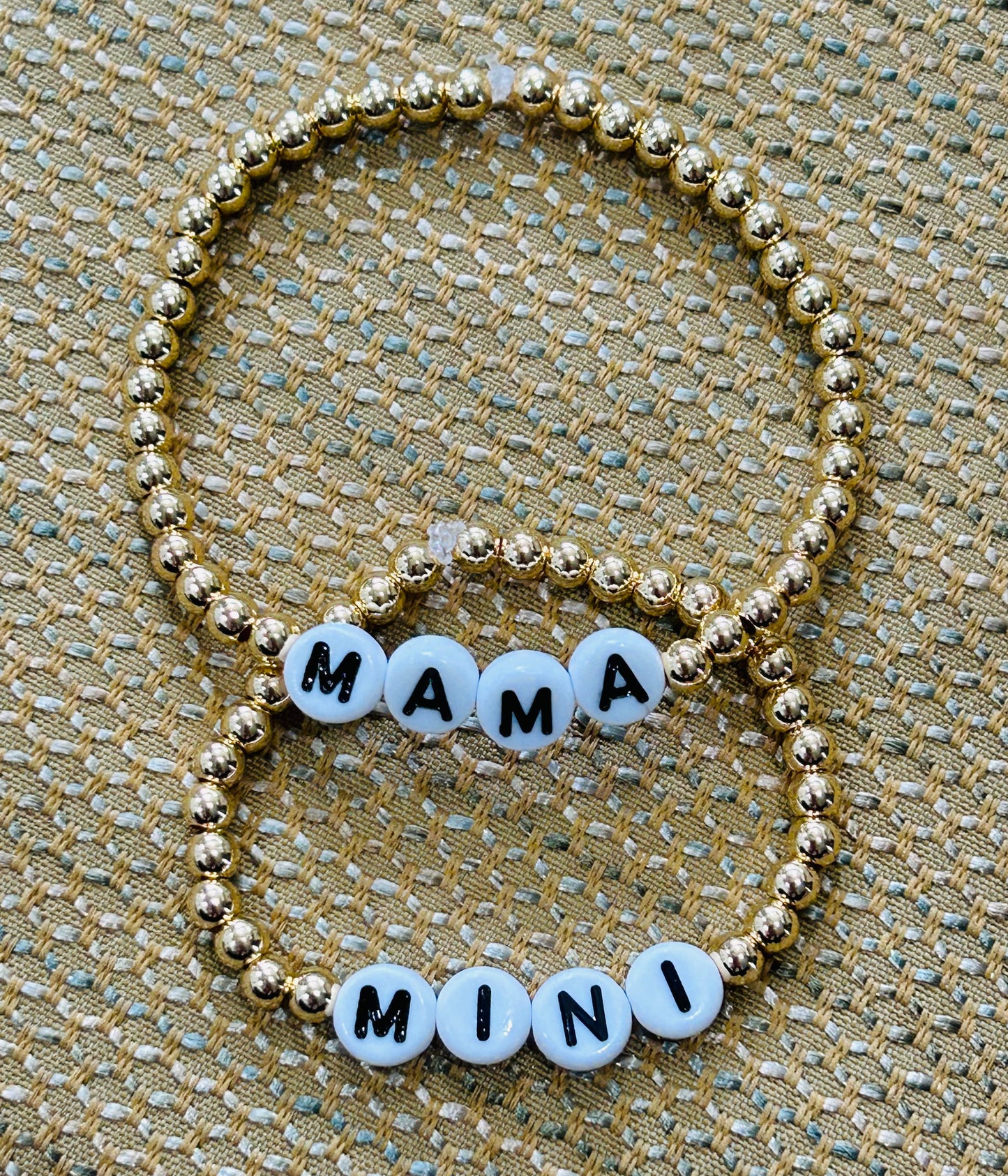 Mini me gold bracelet