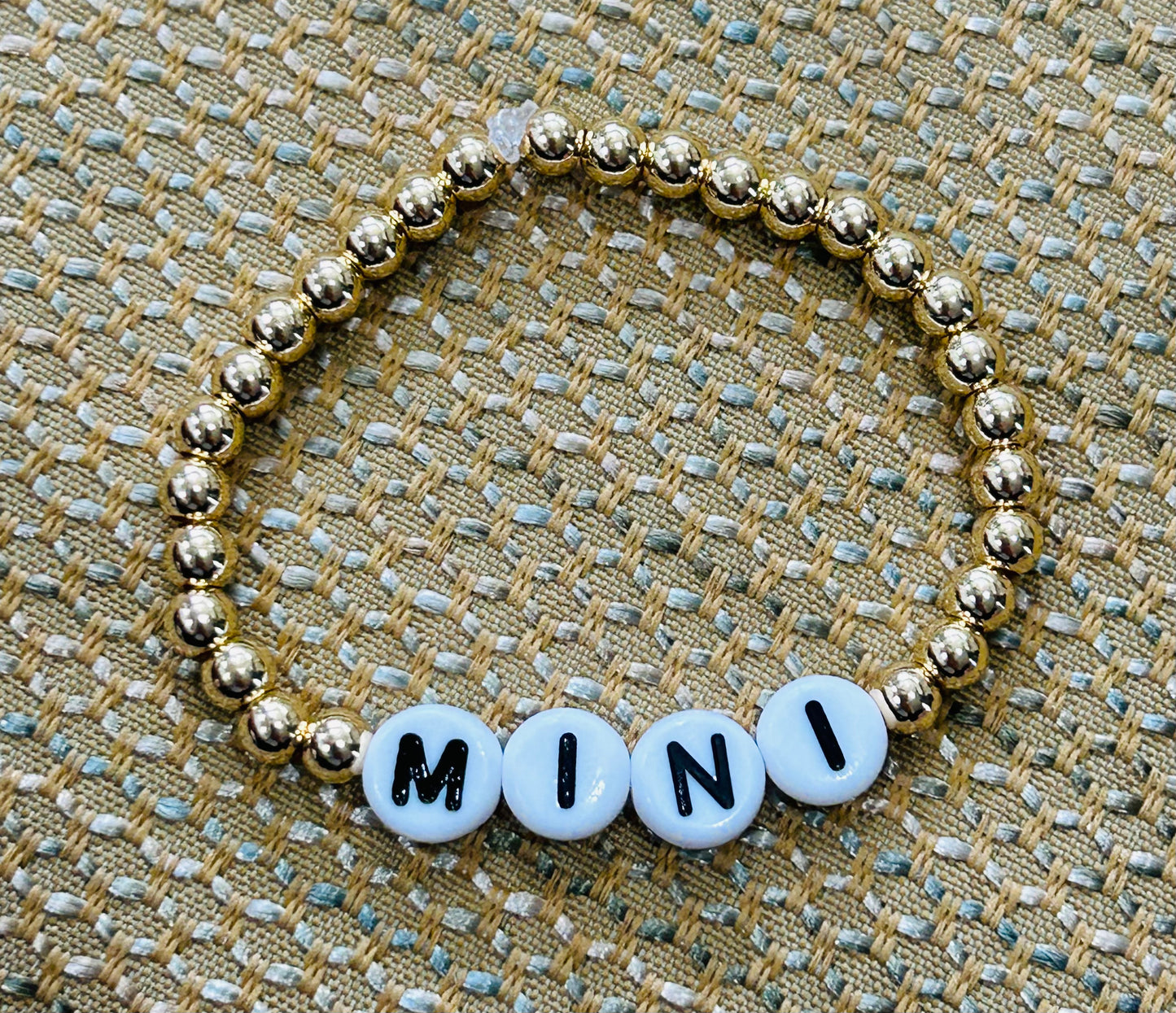 Mini me gold bracelet